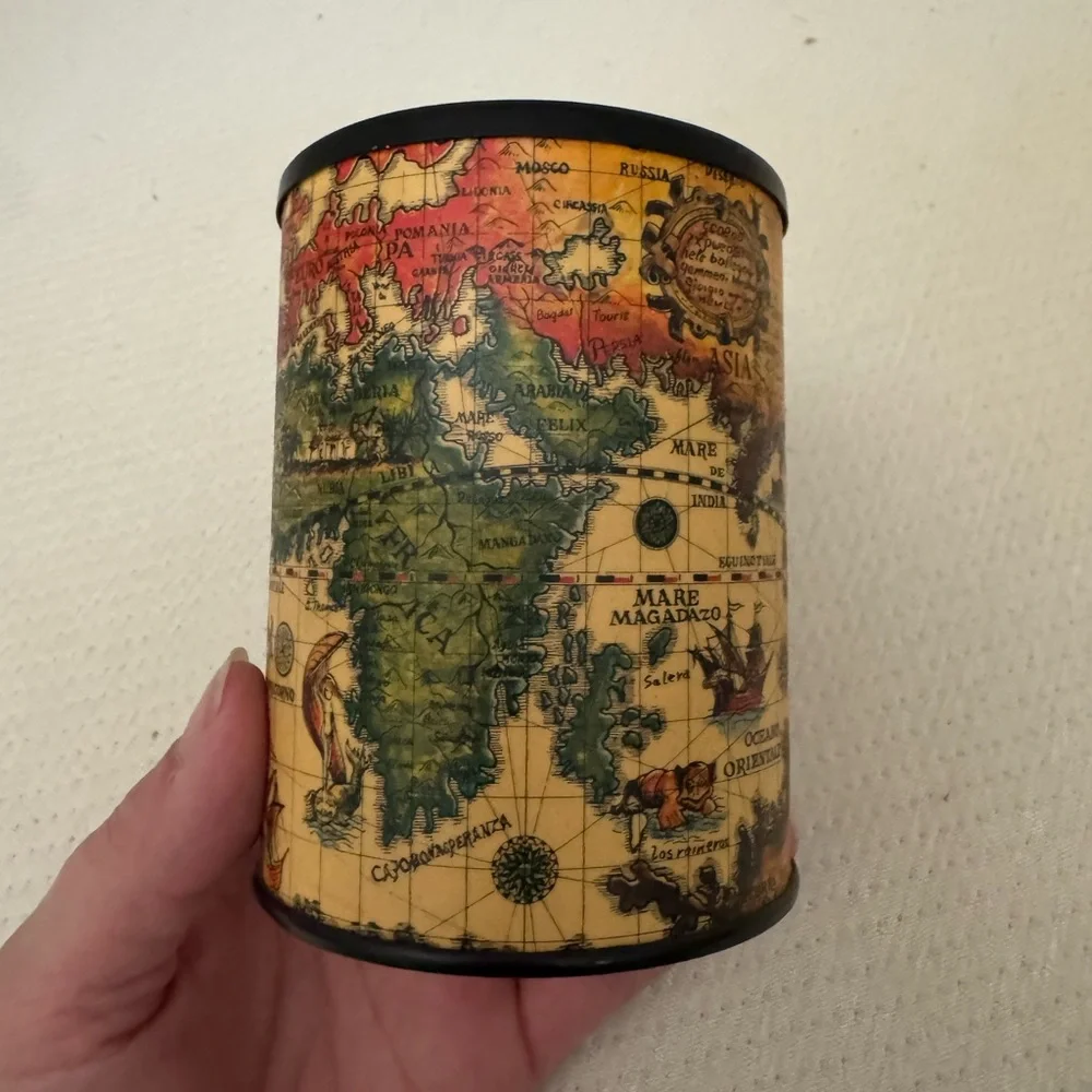 Old World Map Pencil/Pen holder